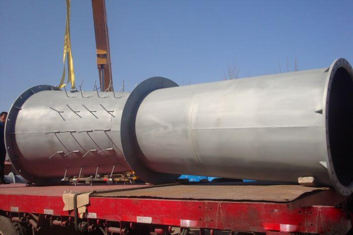 甘泉集團(tuán)水利設(shè)施管道噴鋅